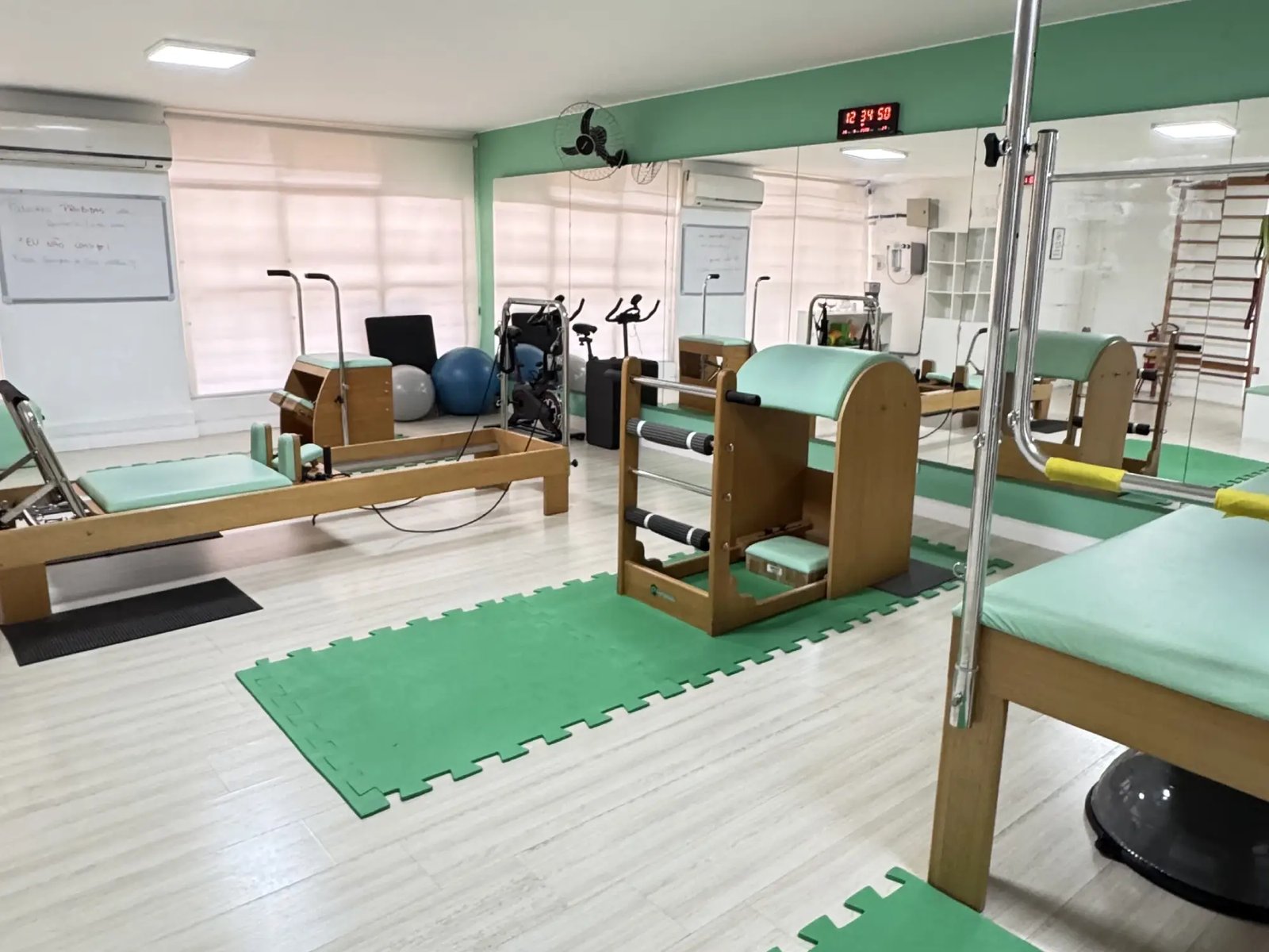 Ambiente de tratamento da BP Fisioterapia e Pilates na Asa Sul